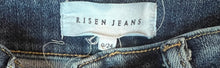 Risen women’s medium wash mid rise straight leg jeans 24/0