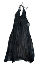 Lulus women’s Destination Summer crochet halter bodysuit maxi dress S NEW