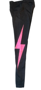Pixie Lane girls lightning bolt graphic leggings 8