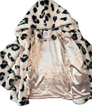 Appaman girls Cleo faux fur leopard jacket 12