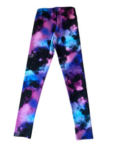 Pixie Lane girls high shine galaxy print leggings 8