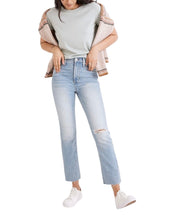 Madewell Women’s Perfect Vintage Jean with rips 24