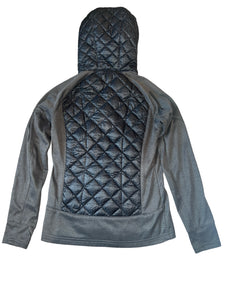 Michael Kors women’s lightweight quilted down zip hoodie jacket XS