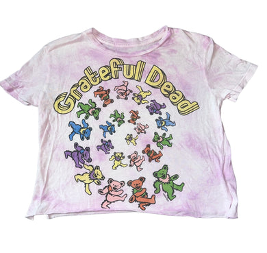 Rowdy Sprout girls Grateful Dead bears cropped tee 8