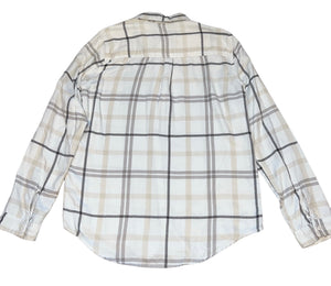 Abercrombie kids boys soft flannel button down shirt 15-16