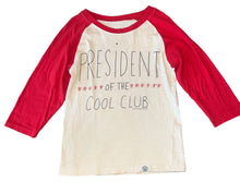 Wes & Willy boys President of the Cool Club baseball tee shirt 5