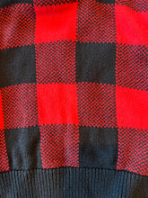 Gap baby toddler boy Buffalo check plaid shawl collar sweater 4T