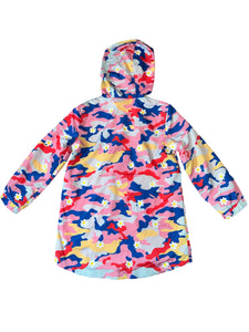 Rockets of Awesome girls camouflage floral hooded windbreaker jacket 6