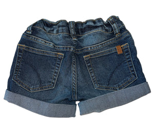 Joe’s Jeans girls medium wash cuffed jean shorts 4