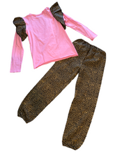 Hope Jeans girls 2pc Love Is All You Need leopard print pants set 12