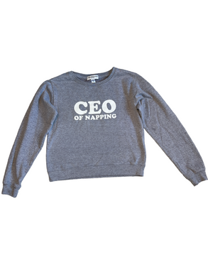 Suburban Riot unisex kids CEO of Napping sweatshirt M