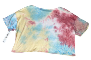 Cheryl Creations Kids girls cozy knit tie dye crop top XL(16) NEW