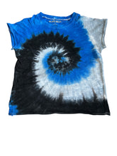 Katie J NYC tween girls swirl tie dye raglan tee M(10)
