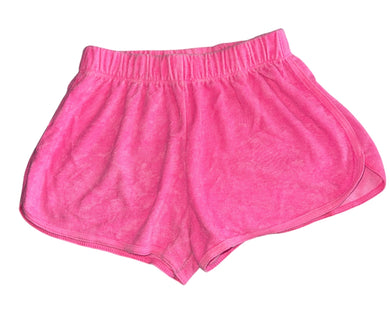 Global Love girls terry cloth lounge shorts XL(12)
