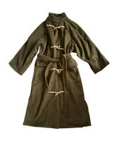 Free People women’s long Alma Duffle Coat in Beech XS NEW