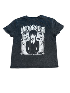 Wednesday girls graphic tee shirt S(7-8)