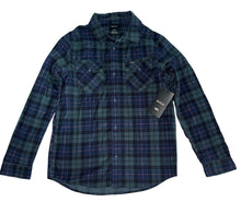 RVCA boys Blues Walk Cord button down top L(14) NEW