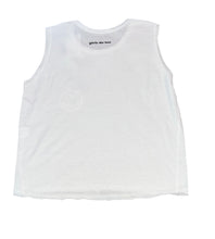 Girls Do Too happy face muscle tank M(10-12) NEW