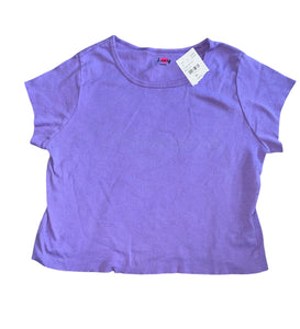 Lucy girls solid cropped tee XL(16) NEW