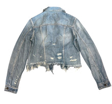 Hidden Los Angeles women’s distressed denim jean jacket S