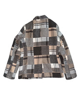 Drew women’s patchwork blazer jacket L NEW