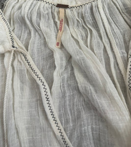 Free People women’s gauze bandana trim tunic top XS