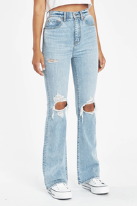 Daze Denim women’s Go Getter distressed flare jeans 25