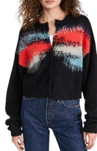 RE/DONE women’s Intarsia crew cardigan snap sweater L