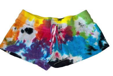 Hardtail women’s low rise tie dye terry cloth shorts junior M