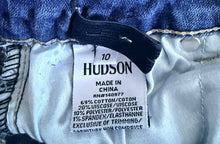 Hudson girls distressed skinny jeans 10