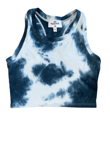 SLS Apparel girls ribbed cropped tank top L(14)