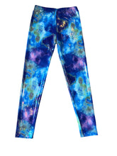 Dori Creations girls shimmer swirl leggings 8-10 NEW