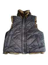 Donna Salyers Fabulous Furs women’s reversible shortie vest S