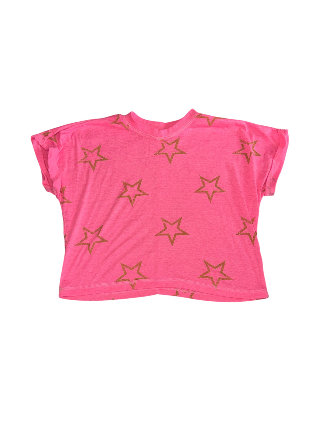 Vintage Havana girls cuffed sleeve star graphic tee M(10-12)