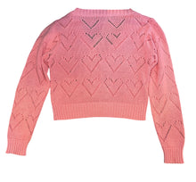 Global Love girls cropped heart sweater cardigan M(8)