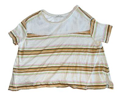 Free People women’s Beach Dreamin crochet tee XS