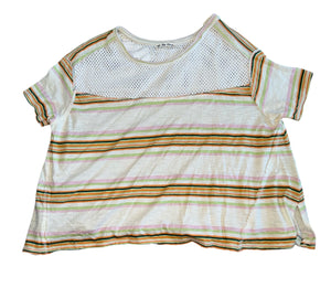 Free People women’s Beach Dreamin crochet tee XS