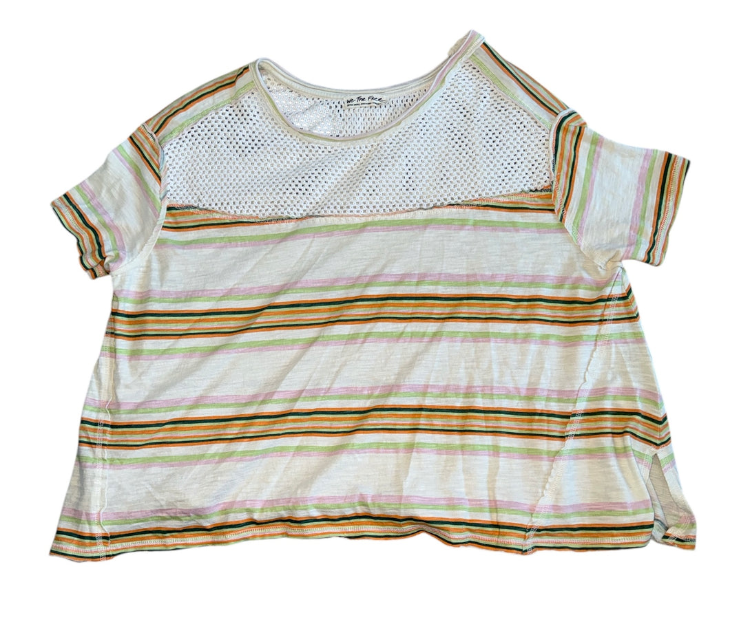 Free People women’s Beach Dreamin crochet tee XS