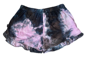 Pixie Lane girls scalloped tie dye lounge shorts 7