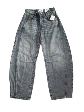 We The Free by Free People women’s Good Luck mid-rise barrel jeans 24 NEW