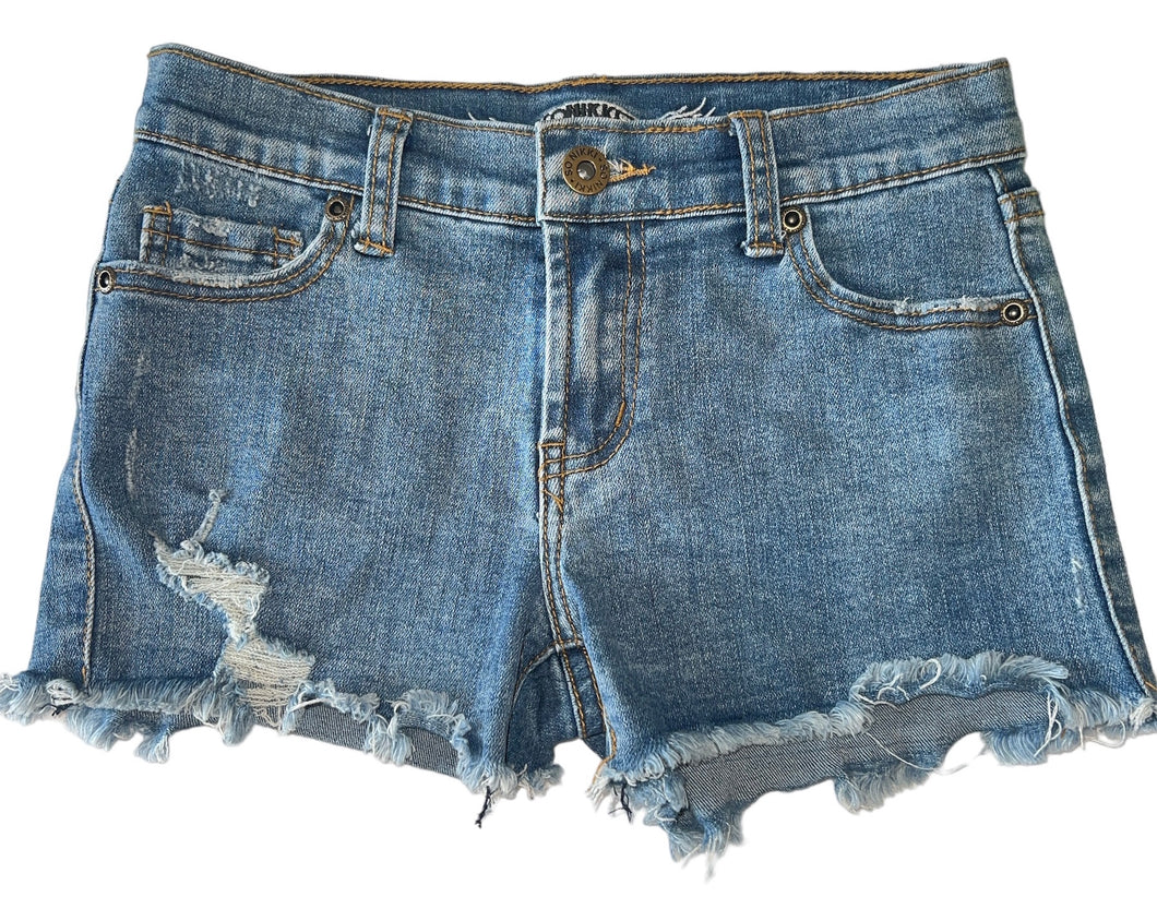 So Nikki girls ripped cutoff jean shorts 12