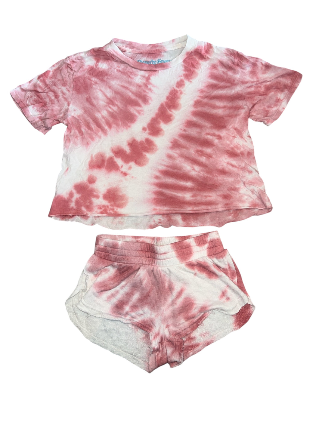 Rowdy Sprout girls 2pc tie dye lounge set 8