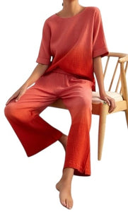 Dolan Anthropologie women’s 2pc gauzy pants set M