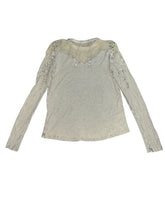 Free People women’s embellished mesh top XS