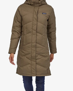 Patagonia women’s Down With It chevron down parka jacket S