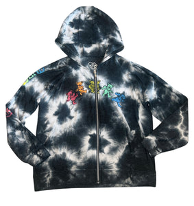 Chaser brand kids cozy knit Grateful Dead zip hoodie 14