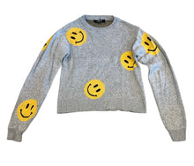 Flowers By Zoe girls happy face sweater M(8-10)