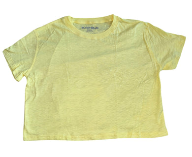 Katie J NYC junior women’s cropped round neck tee S