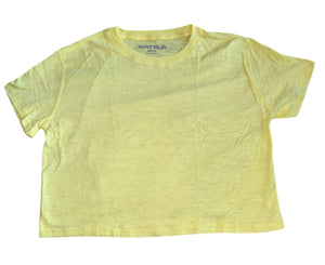 Katie J NYC junior women’s cropped round neck tee S