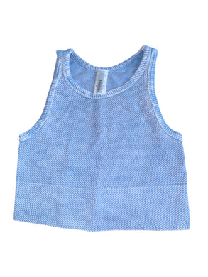 Nikibiki women’s cropped chevron tank top ONE SIZE